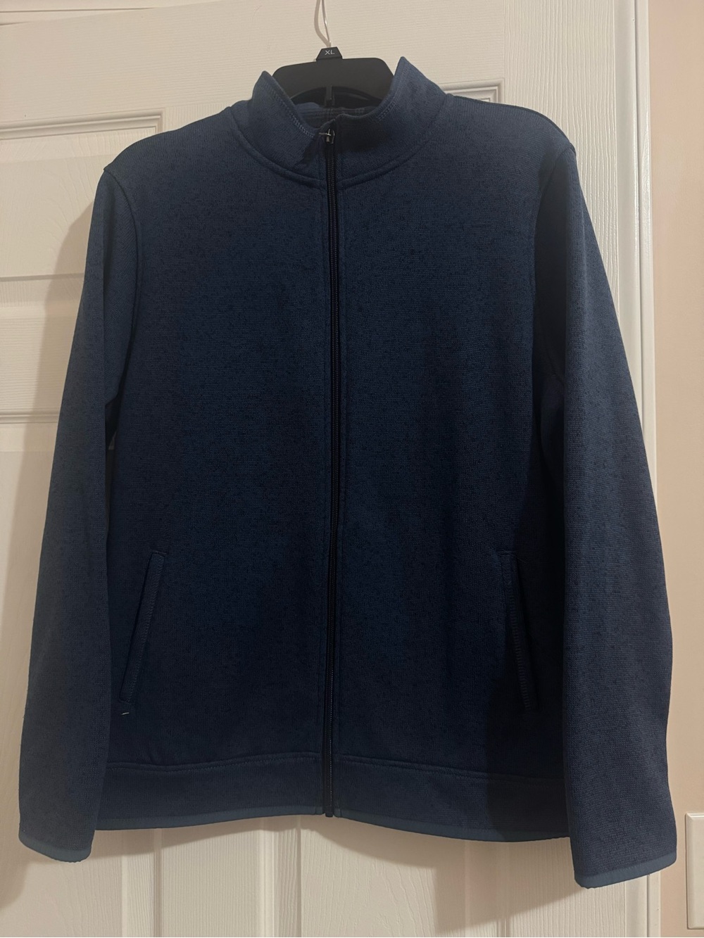 Eddie Bauer Navy Full-Zip Women's Fleece Jacket